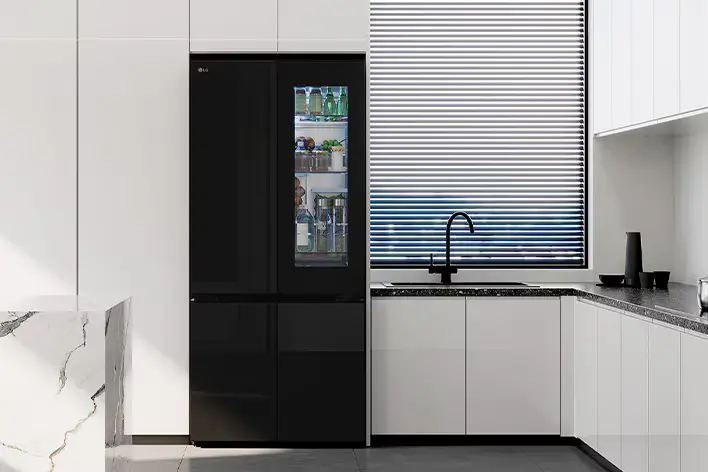 612L French Door Fridge with InstaView & Water